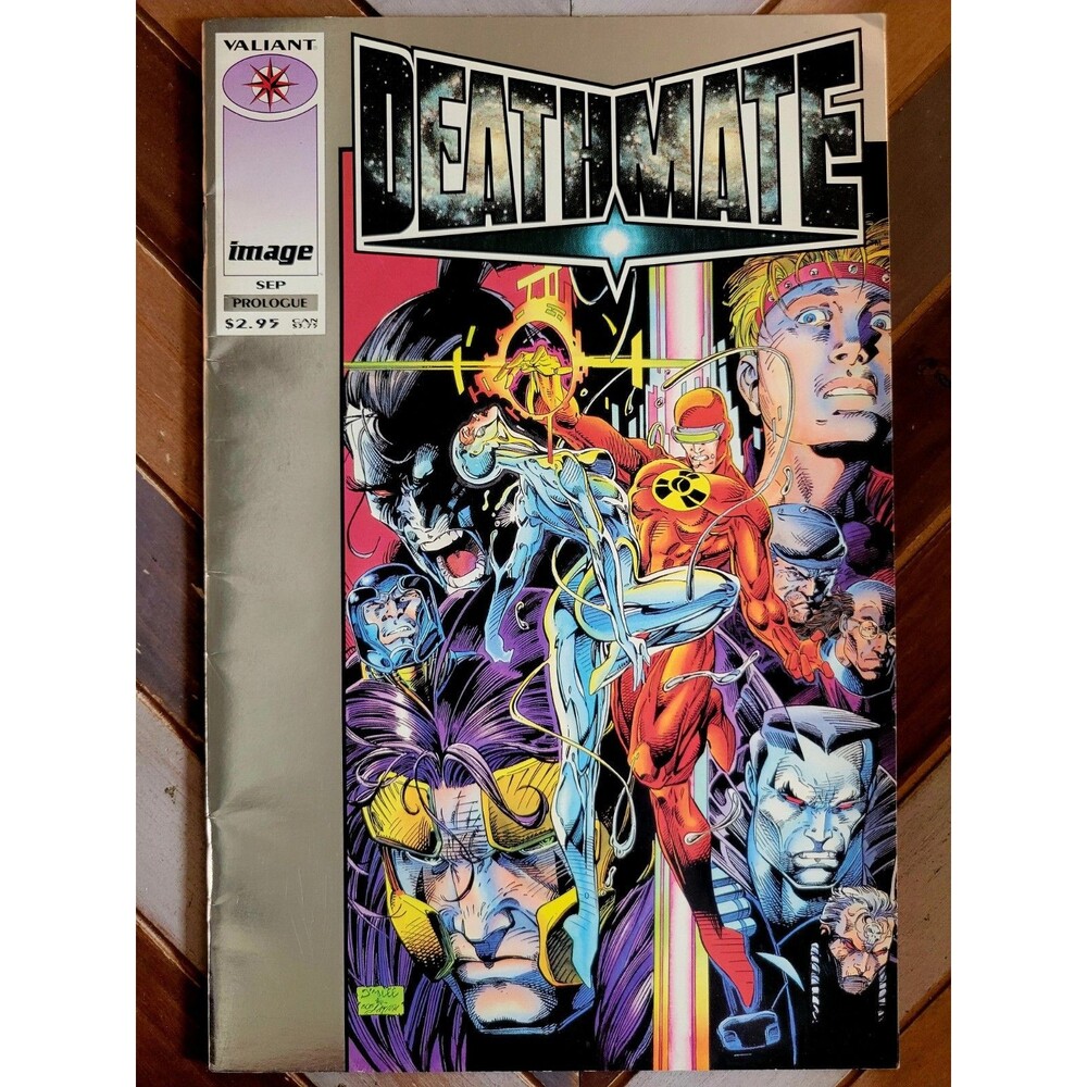 Deathmate: Prologue Silver Foil Cover 1993 Image & Valiant Comic Crossover (5.0)
